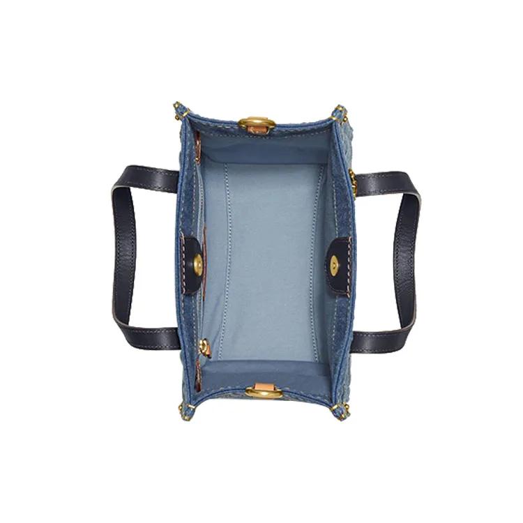 Coach Field Denim Fabric Tote Bag , Shopping Bag , Crossbody Bag , Handbag Medium Women's Marine Blue (Unisex) Handbags CA580 B4UDF