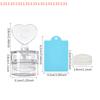 Heart-shaped Nail Stamper With Scraper Jelly Silicone Head Stamp for French Nails Printing Nail Art Stamping Plate Manicure