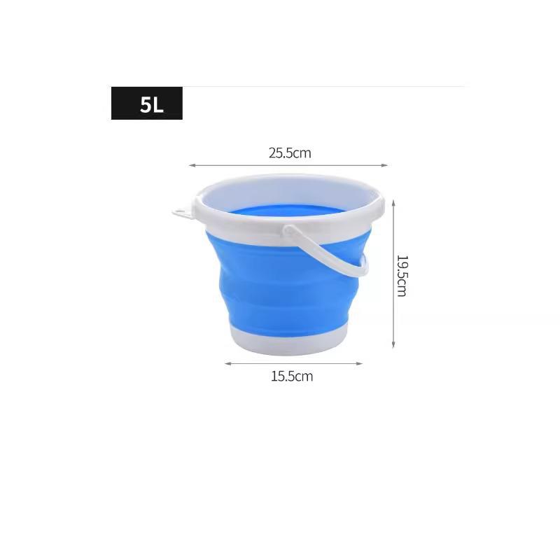 TikTok Trend: Portable Foldable Bucket for Travel & Outdoor Use