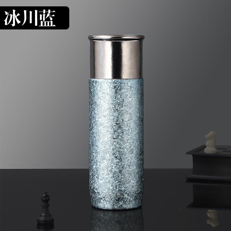 Pure Titanium Vacuum Insulated Tumbler With Magnetic Lid Tea Infuser 450ml Lightweight Luxury Travel Mug Office Home