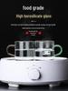 ZISIZ Heat-Resistant Glass Teacup
