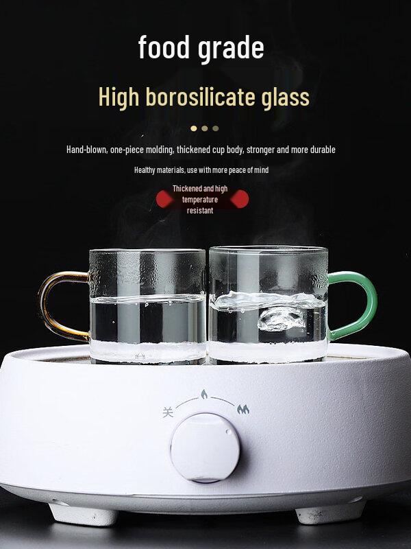 ZISIZ Heat-Resistant Glass Teacup