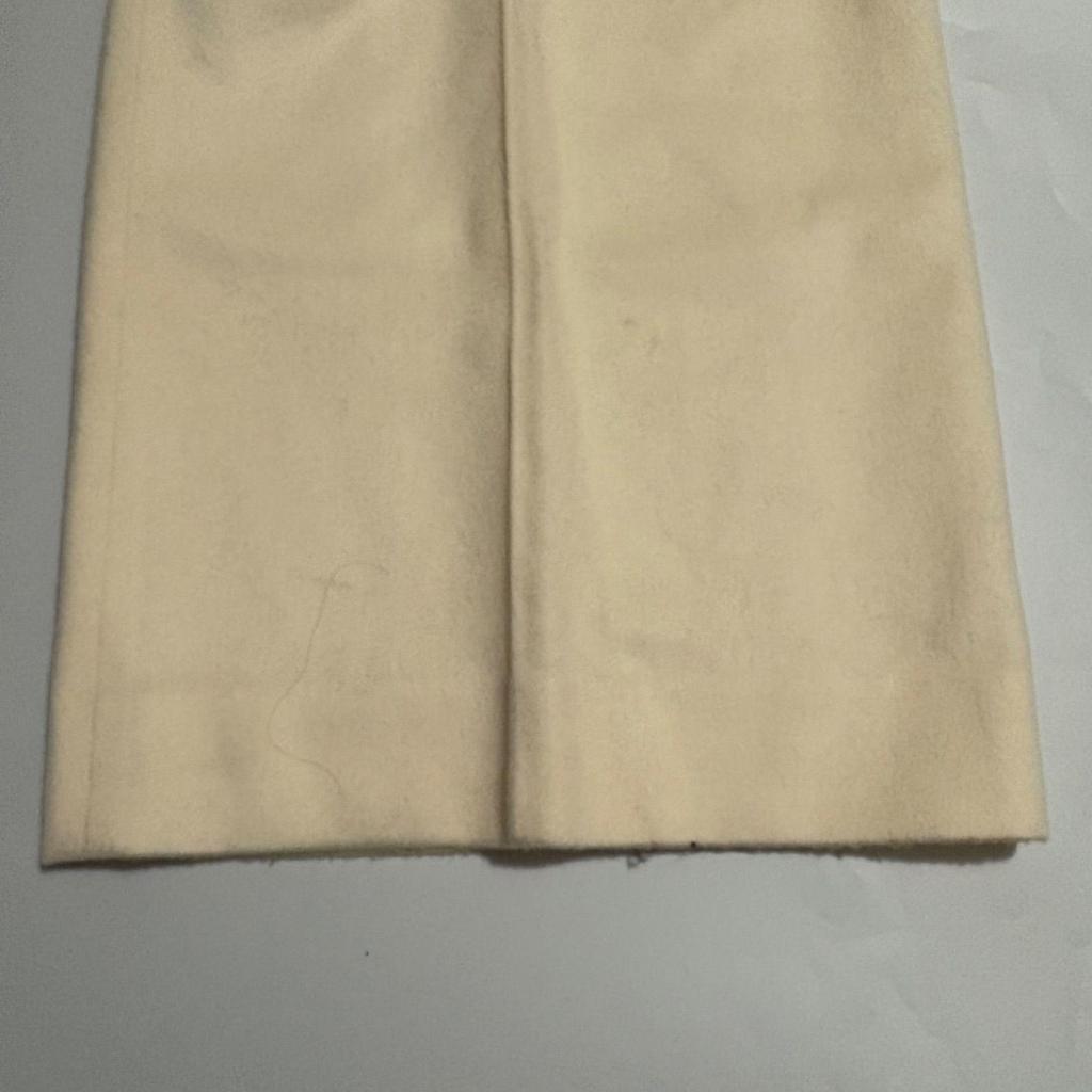 Used 〇ebure High waist wide gaucho pants 100% wool cream 36 size 2810600427 [] C rank 0908-4