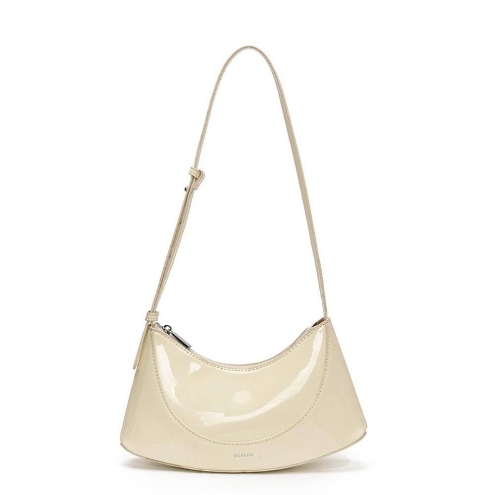 

PU Leather PU Leather Shoulder Bag Crossbody Underarm Bag All-match Half-Moon Crossbody Bag Women