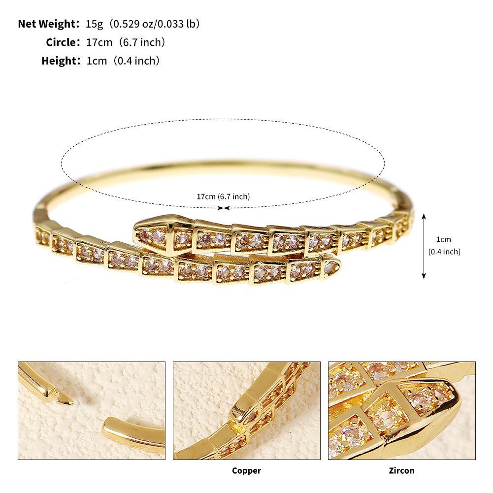 Luxury Hollow Rhinestone Open Cuff Bracelet For Women Elegant Versatile Metal Fashion Jewelry High End Accessory