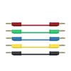 50cm/100cm 2mm Banana To Banana Plug Test Lead Measuring Line Stackable Banana Plug Wire Test Cable Lead for Multimeter