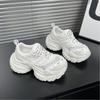 Leather Daddy Shoes Trendy New Spring Breathable Mesh Casual Sports Running Shoes Women's Autumn Red Women's Shoes