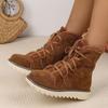 Winter Women Snow Boots Thickened Fluff Shoes for Women Comfortable Outdoor Flat Sneakers Luxury Elegant Ankle Boots