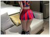 Cheerleader Temptation Football Baby Cosplay Set - Sexy Super Short Skirt & Uniform Erotic 2368