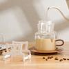 Portable Pour Over Coffee Dripper Stand,PP Coffee Filter Holder, Foldable Coffee Rack for Home Office Travel & Camping