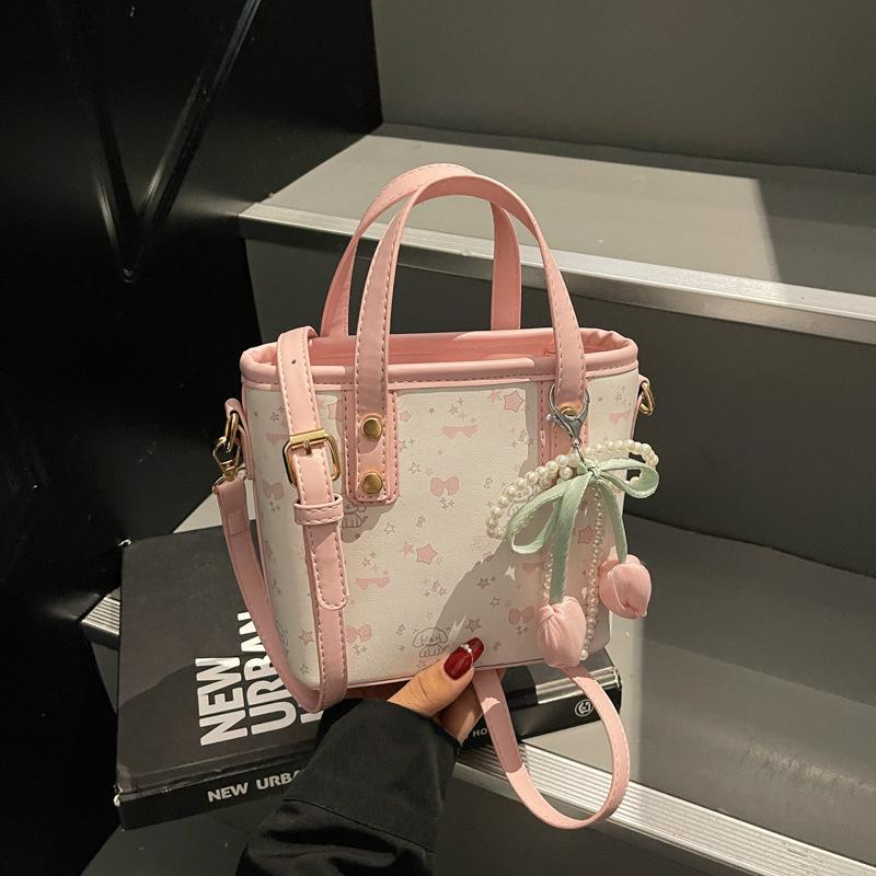 

2025 Летняя Сумка-тоут с принтом щенка, облака и хлеба, Женская модная сумка-мессенджер большой вместимости для поездок на работу