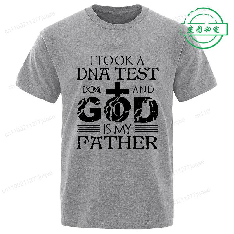 2025 Newest Fashion T-Shirt God Is My Father Jesus Summer T-Shirts Men's /Women's Short Sleeve Popular Tees Shirt Tops Unisex