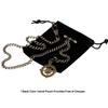 TREEWETO Zakhorlogeketting Albertketting met 2 Haken en Kompas Hanger Heren