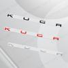 Metal Alloy For Kuga Letter Logo Car Trunk Fender Sticker Decoration Emblem Badge Accessories