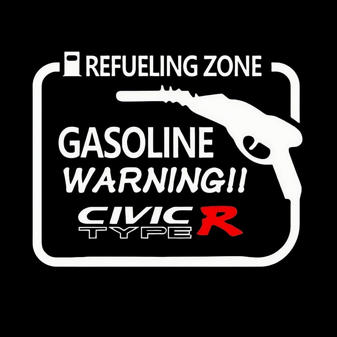 

AWX Civic Tank Cover Sticker, Dedicated Car Sticker, Sticker for Fuel Tank Cover, Car Civic белый