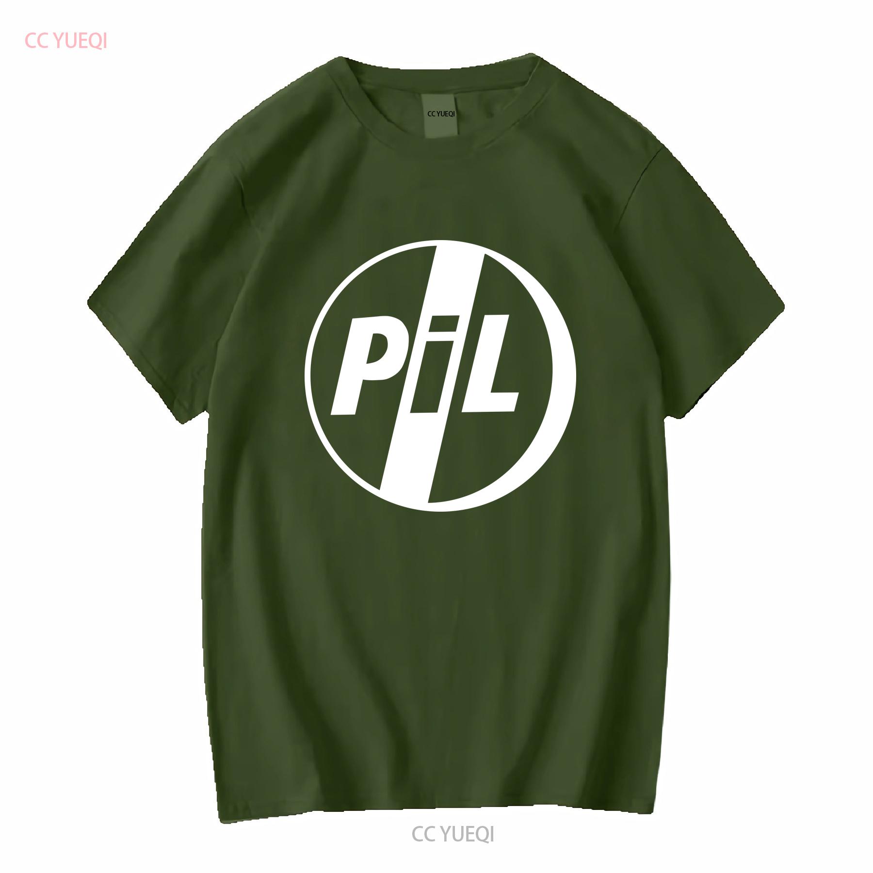 

Нова чоловіча футболка з логотипом PIL Public Image Limited, вінтажна, прана, універсальна, трохи вільна, для повсякденного носіння, унісекс, з принтом S