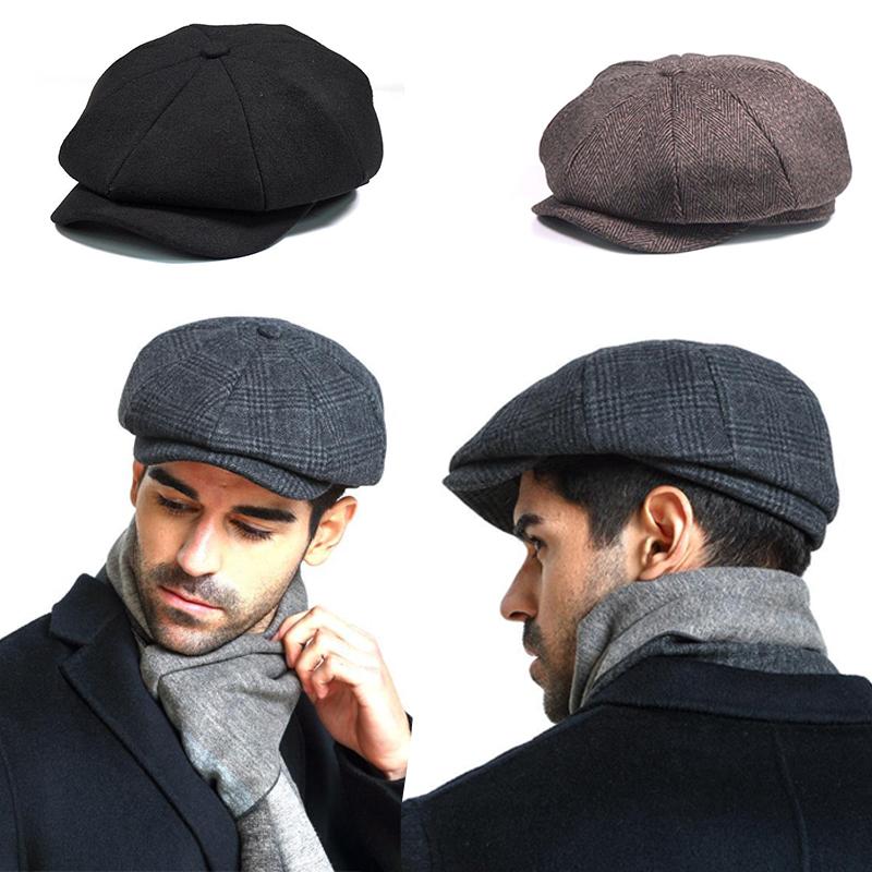 Goedkope Men Wool Newsboy Flat Cap Beret Hat Adjustable New Classic Retro Outdoor Golf Hat Kopen Gratis Levering Eerlijke Reviews Met Foto S Joom