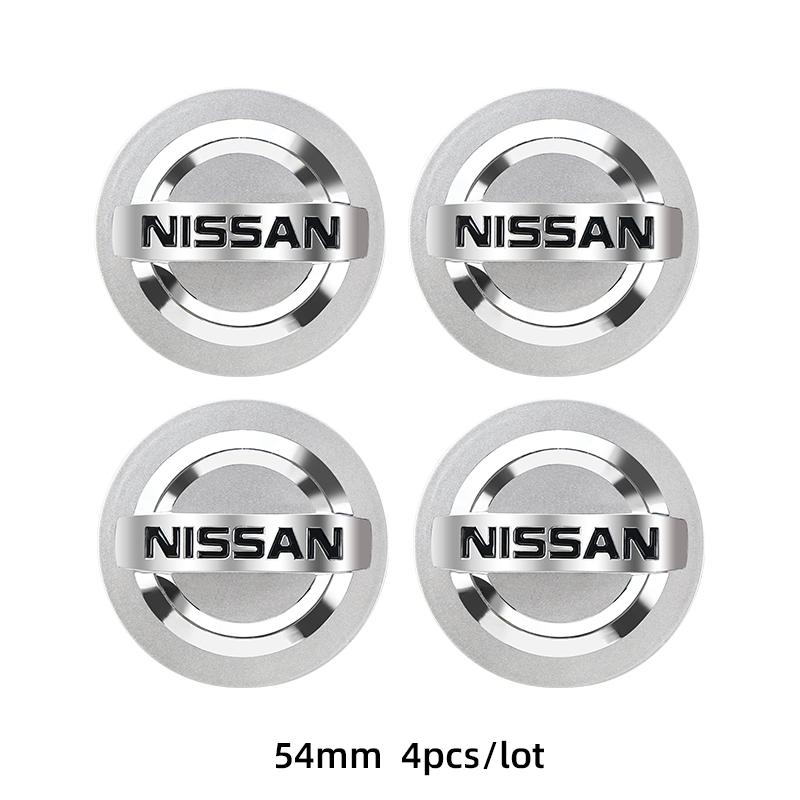 

4PCS 54/60mm Car Wheel Center Hub Emblem Stickers Tire Rim Cover Accessories For Nissan X-trail Qashqai Note Juke Sentra Patrol