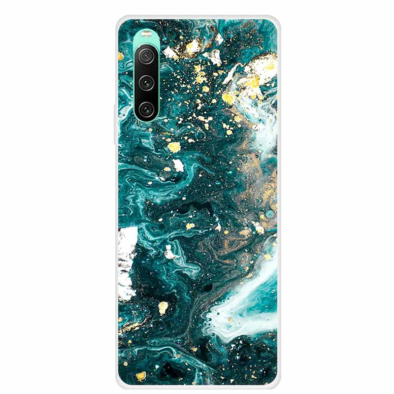 For Sony xperia 10 IV Case 1 IV 10 iV Clear Fashion Soft TPU Silicone Back Case For Sony Xperia 10 1 5 III Cover Funda Shell Cat