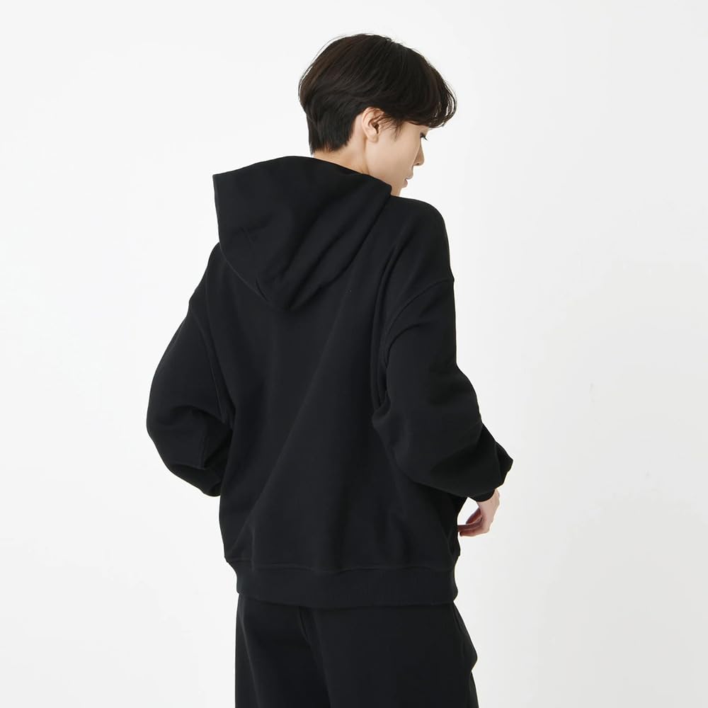 Athletics French Terry Hoodie Hoodie BK [New Balance] (WT41537) Women's (Black)