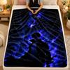 Flannel BlanketSolo Leveling Warm Soft Throw Blanket for Indoor Sofa Bed Living Room Use