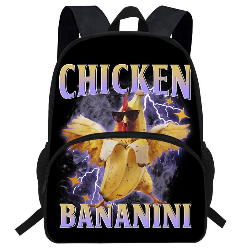 Zaino per Bambini con Stampa Cartone Animato Leggero Borsa Scolastica Studenti Elementari Tessuto Oxford Traspirante Anti-Sforzo Ergonomico