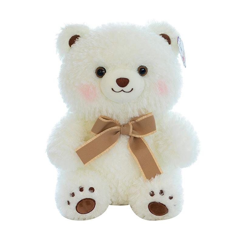 Bow Dun Dun Bear Plush Toy Children's Birthday Gifts Lele Bear Home Pillow Bow Tie Doll