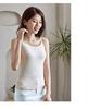 Atmungsaktives Sommer-Bustier für Mädchen aus Eis seide, nahtlos, mit Spaghettiträgern und Anti-Exposure-Bandeau