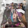 Animation Series 3D Digital Printing Three-Piece Bedding Kit Bed Sheet Quilt Cover