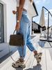 2022 Autumn High Waist Washed Urban Casual Women's Jeans