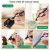 Electric Engraving Pen Kit Ergonomic Design Compact Size Portable USB Rechargeable Cordless Professional Engraver Pen Set