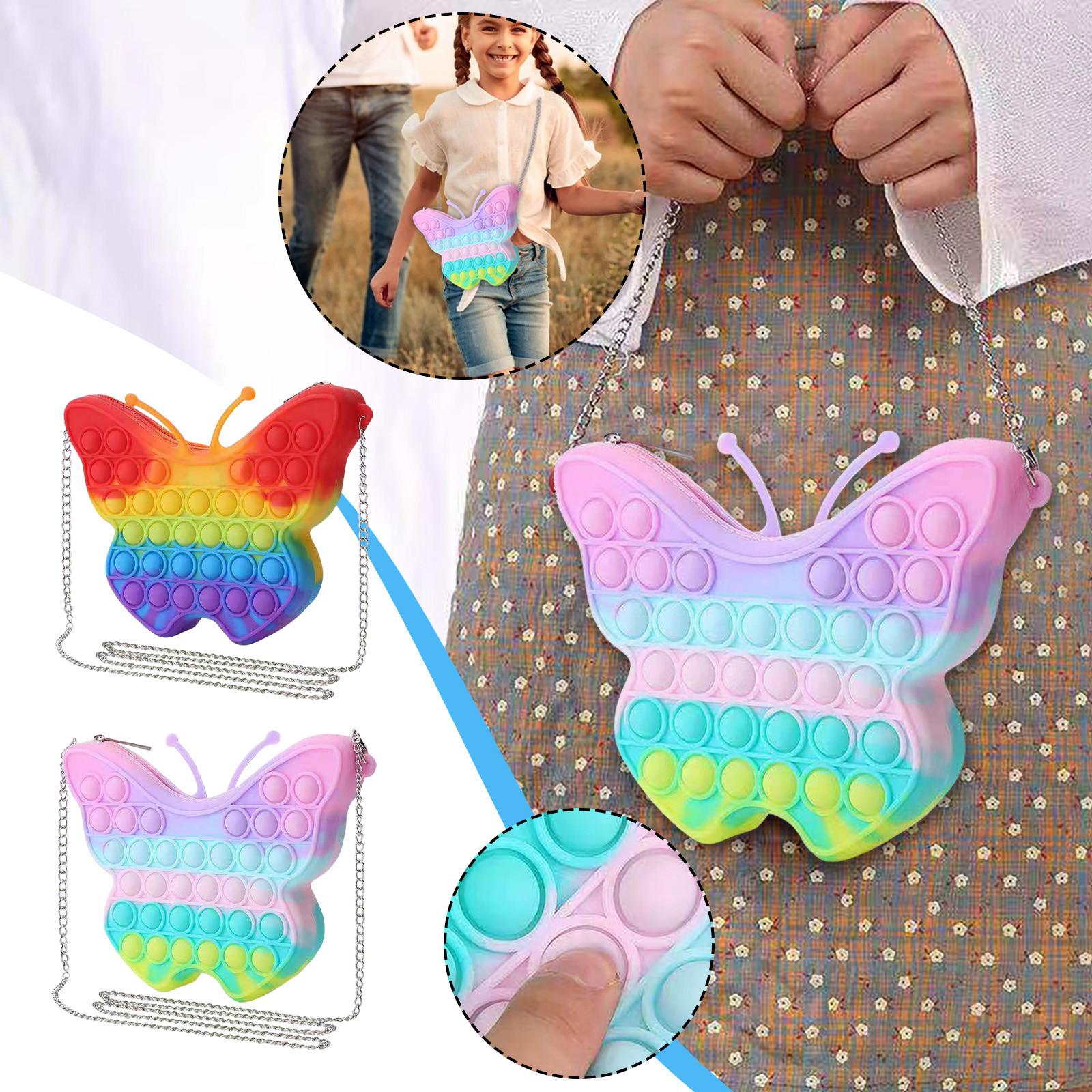 

Сумка с подвеской для игрушек, игрушки для снятия стресса с пузырьками для взрослых и детей