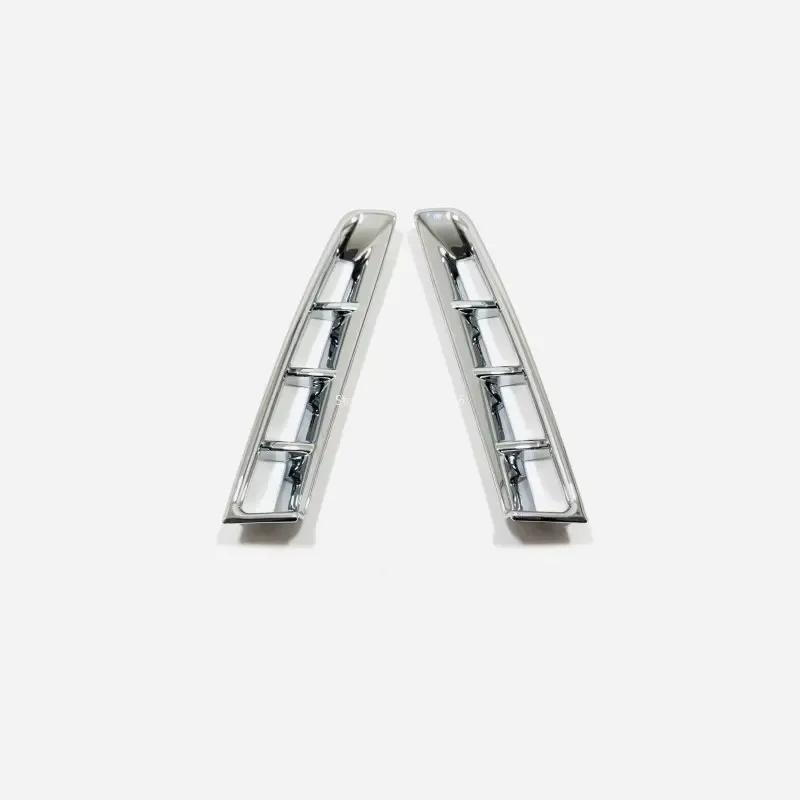 For Kia Carnival KA4    ABS Red Car Front Fog Light Lamp side AC vent Frame Covers Trim Sticker Auto Accessories