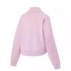 Li Ning Fitness Series Solid Color Comfortable Breathable Versatile Polo Sweatshirt Women Sweatshirt Lotus-Pink-Purple AWDU364-8