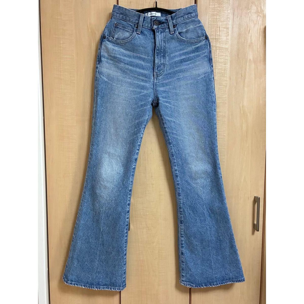 [Good condition] MOUSSY MVS FLARE flare denim 24 inches