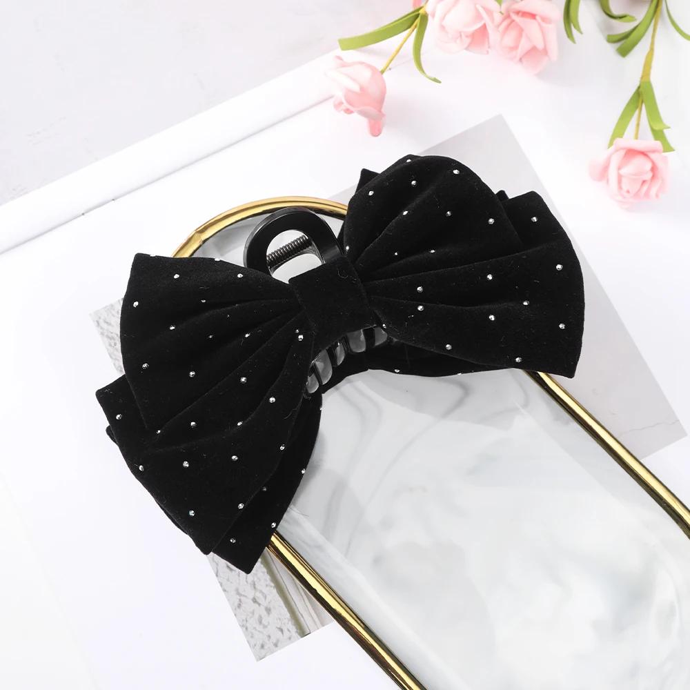 

16СМ Большая Заколка-Краб для Волос с Бантом Женская Французская Темпераментная Заколка Зажим для Волос для Девушек Аксессуары для Волос для Хвоста Зажим Заколка-Краб