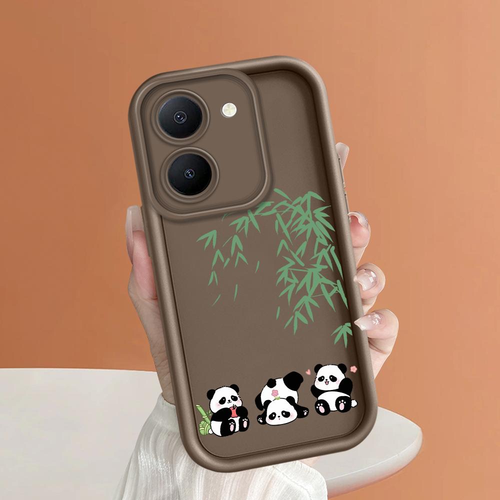 Soft Silicone Square Ladders Cartoon Pattern Full Cover Camera Protection Shockproof Case for iPhone Infinix Tecno Vivo