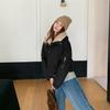 Autumn Winter Thicken Warm Parka Women Casual Sweety Solid Color Big Pocket Loose Jackets Outwear