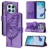 For Xiaomi Poco M8 5G/Redmi Note 15 5G (Global)/15 4G (Global) Wallet Case with Wrist Strap Butterfly Imprint Leather Phone Cover