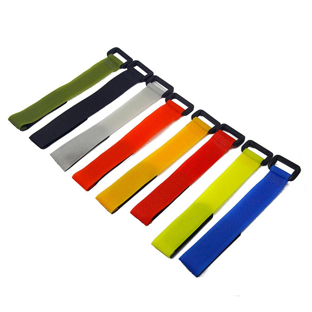 10pcs Nylon Fishing Rod Strap Wear-Resistant & Waterproof Strap for Outdoor Camping Fishing