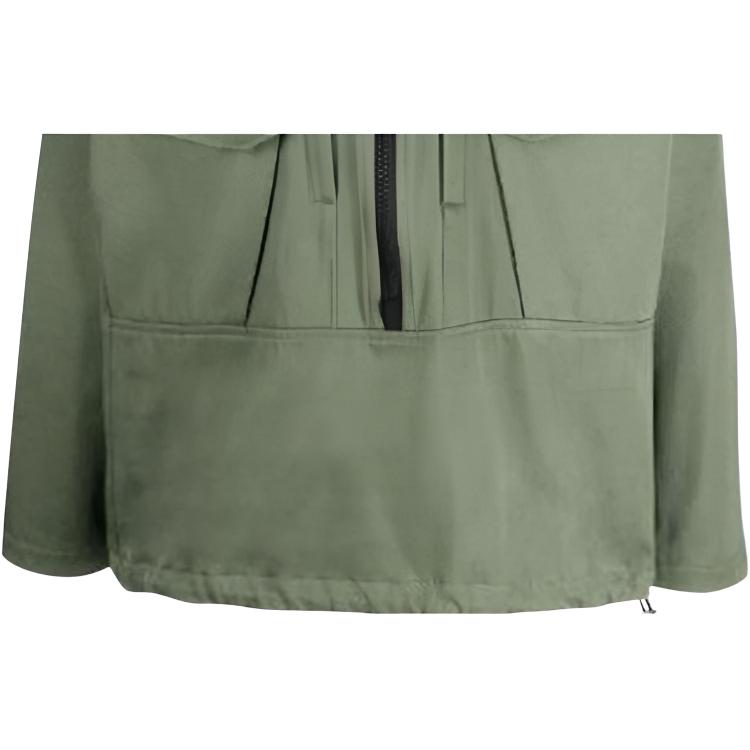 STONE ISLAND Compass Badge Zip-Up Jacket Green Men Outerwear 751510802-V0055