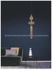 Nordic Modern Luxury Glass Chandelier for Living Room, Staircase, Restaurant, or Hotel