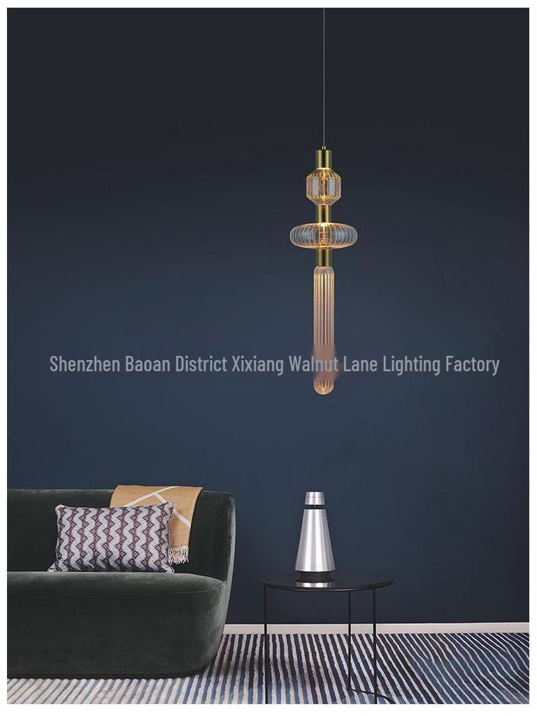 Nordic Modern Luxury Glass Chandelier for Living Room, Staircase, Restaurant, or Hotel