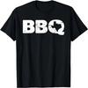 Texas BBQ Novelty Texas Barbecue and Map Vintage BBQ T-Shirt