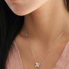 BELLOOGGI Circle wave necklace(40cm)