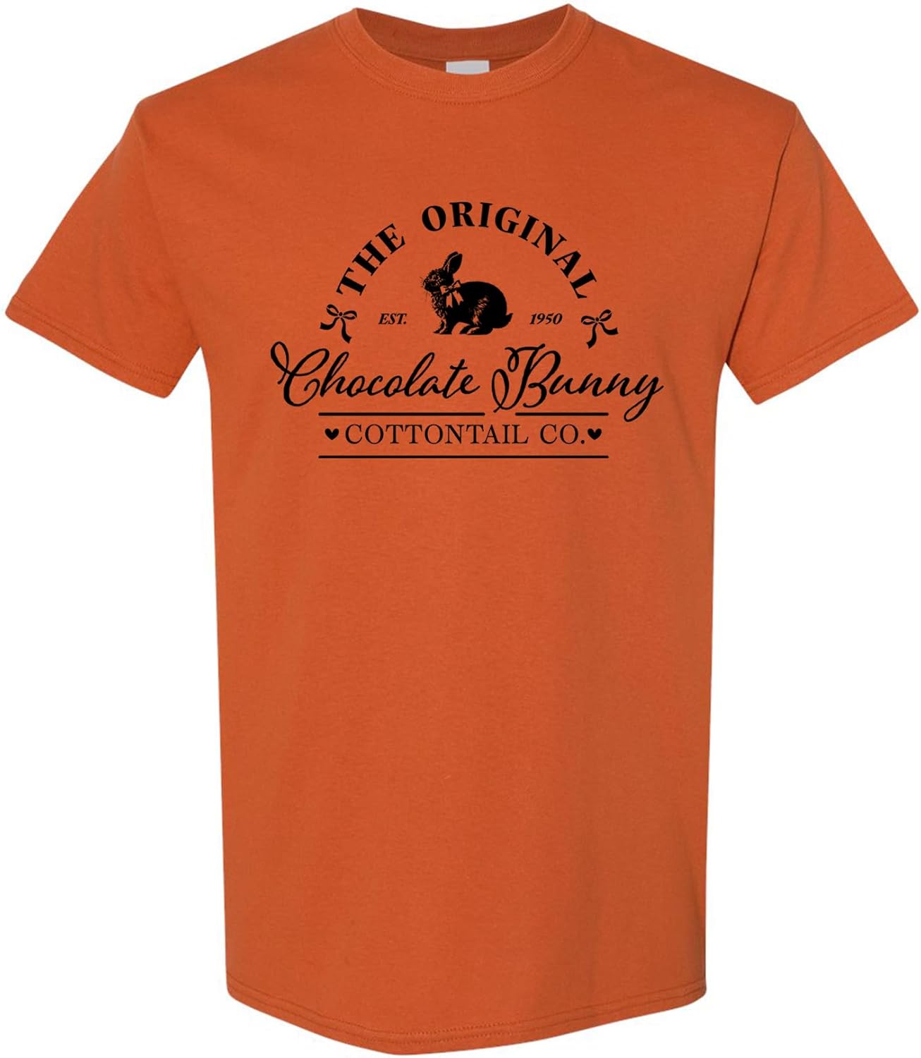 

The Original Chocolate Bunny Shirt Cottontail Co Easter Tee for Men Women Adults Vintage Farm Graphic Outfit 5XL різнокольоровий