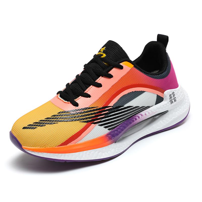 Middle distance running shoes Men's shoes Junior ultralight sneakers arch foot air cushion shoes Students outdoor sneakers men