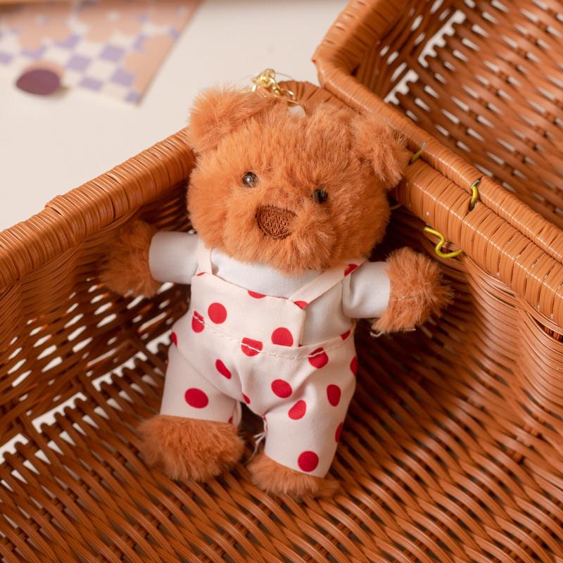 Maltese Toy Plush Cartoon Animal Doll Backpack Pendant Children Gift Holiday