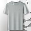 MONTAGUT Men's Silk Blend Breathable Short Sleeve T-Shirt