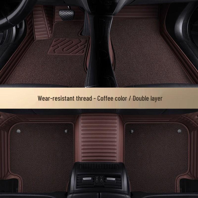 Volkswagen Car Floor Mats: Wear-Resistant, Custom-Fit for 2023 Models, Decorative and Durable.